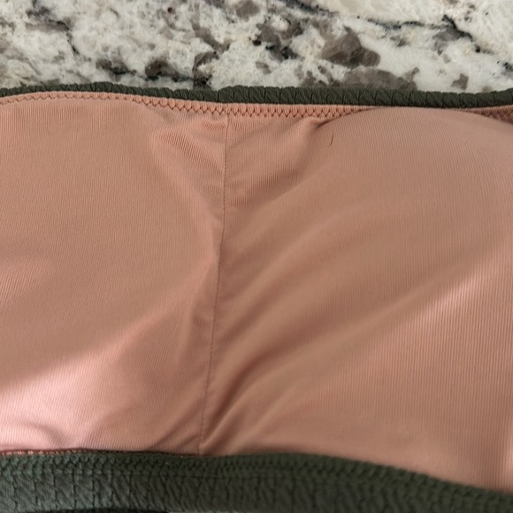 J. Crew Green and Textured Bikini Top - Picture 4 of 6